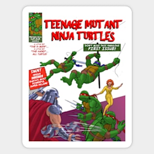 Ninja Turtles on a classic cover! Magnet